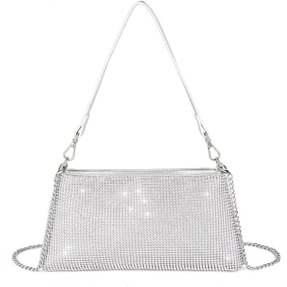 Accessories - Women Rhinestone Clutch Bag Evening Purse Small Crossbody for Formal Events